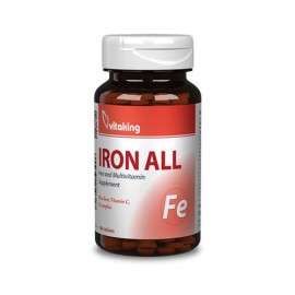 Vitaking Iron All Vas Komplex Tabletta - 100db