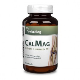 Vitaking CalMag Citrát + D3-vitamin - 90db