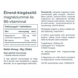 Vitaking Magnézium + B6-vitamin - 30db 