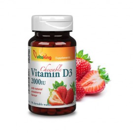 Vitaking D3-vitamin 2000NE rágótabletta - 90db
