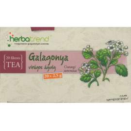 Herbatrend Galagonya Virágos Hajtásvég Gyógynövénytea - 20 Filter 50g