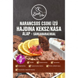 Szafi Free Narancsos csoki ízű hajdina kása / keksz alap - sárgabarackkal 