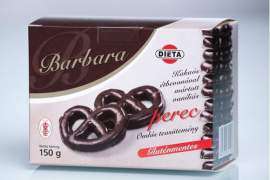 Barbara gluténmentes kakaós étbevonóval mártott vaníliás perec 150g