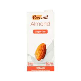 EcoMil Bio Mandulatejszín Cukormentes 200 ml