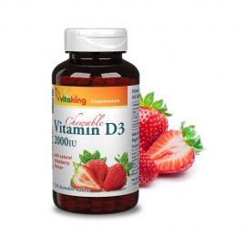Vitaking D3-vitamin 2000NE rágótabletta - 210db