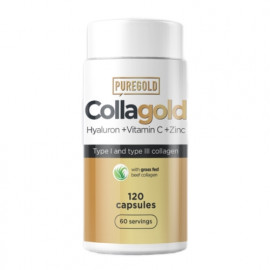 PureGold CollaGold - Marha és Hal kollagén kapszula hialuronsavval 120db